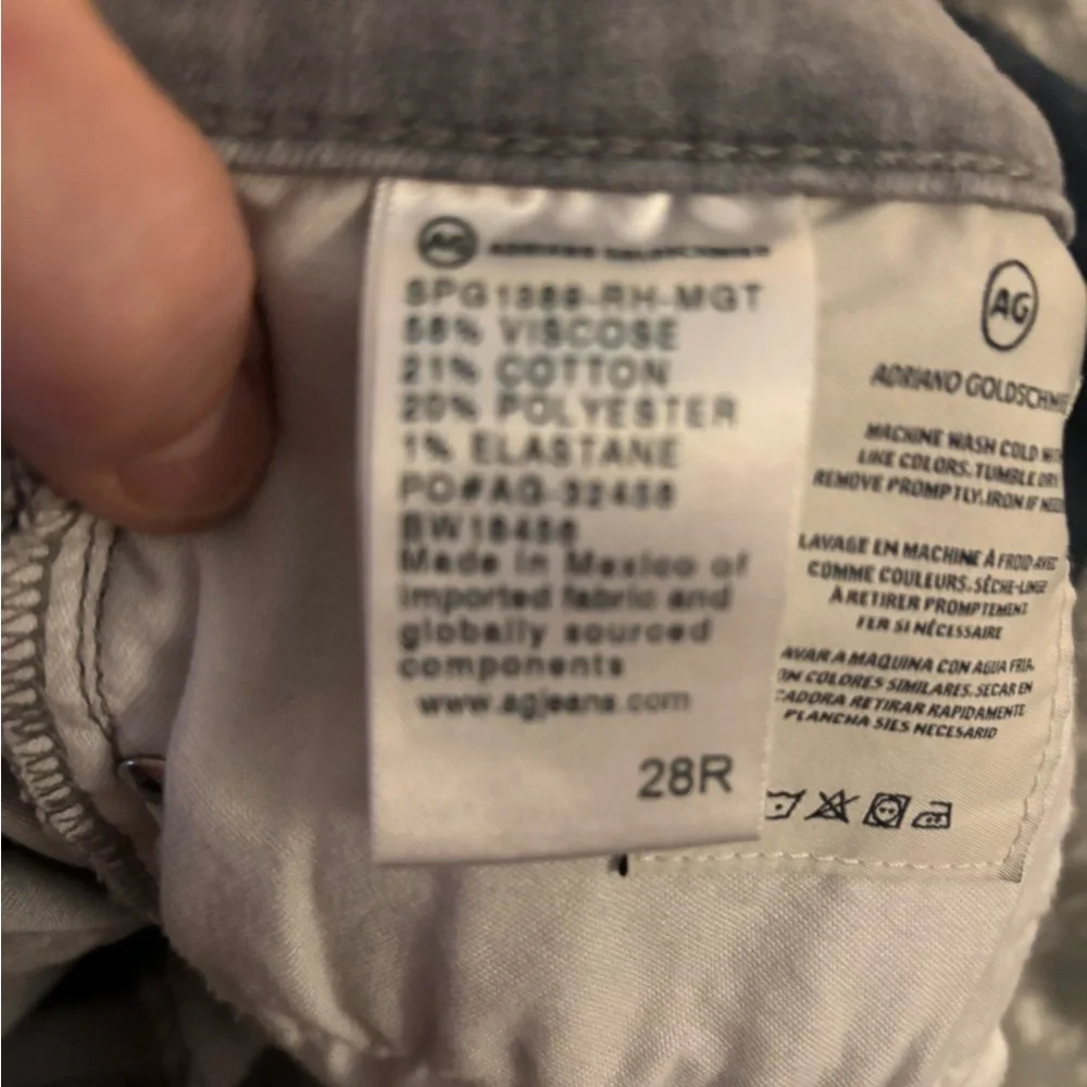 Ag Adriano Goldschmied Gray Skinny-Leg Jeans - Picture 3 of 6